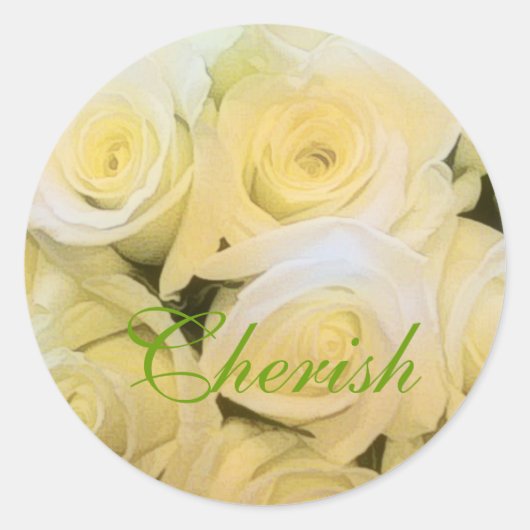 の結婚封筒用シール ラウンドシール (正面)