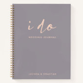 の結婚履歴 |モダンの計ミニマル画 ノートブック (正面)