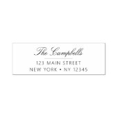 の結婚差出人住所ミニマルモダンリスト セルフインキングスタンプ (デザイン)