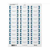 の結婚差出人住所ラベル0.75インチx 2.25インチ ラベル (フルシート)