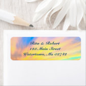 の結婚差出人住所ラベル – 日付の保存 ラベル (インサイチュ)