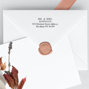 の結婚差出人住所Newlyweds新しいアドレス ラバースタンプ