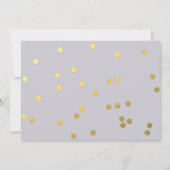 の結婚帽子箱紙吹雪日付招待状の保存 セーブザデート (裏面)