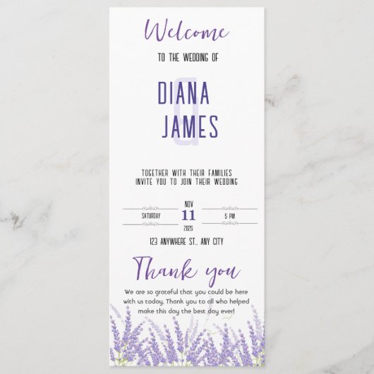 の結婚平面計画 プログラム (正面)