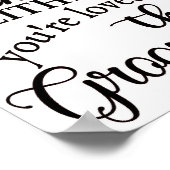 の結婚座席の標識 ポスター (角)