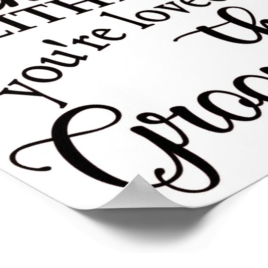 の結婚座席の標識 ポスター (角)