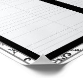 の結婚座席ポスター ポスター (角)