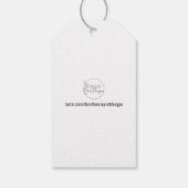 の結婚座席指定標識 ギフトタグ (裏面)