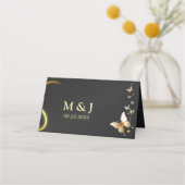 の結婚座席表とエスコート・カード プレイスカード (裏面)