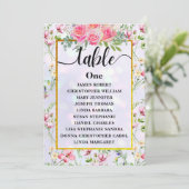 の結婚座席表の一覧カード シーズンカード (スタンド正面)