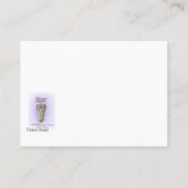 の結婚座席表アジサイのテーブル席 プレイスカード (裏面)