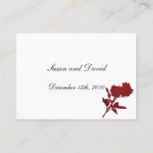 の結婚座席表テンプレート プレイスカード (裏面)