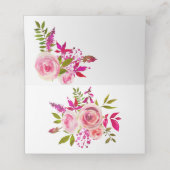 の結婚座席表バラ結晶テーブルカード プレイスカード (内部開封)