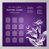 の結婚座席表ポピー・パープル ポスター (正面)