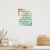 の結婚座席表、どこにでも座るポスター ポスター (キッチン)