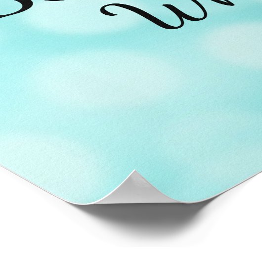 の結婚座席表、どこにでも座るポスター ポスター (角)