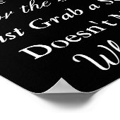 の結婚座席表、どこにでも座るポスター ポスター (角)