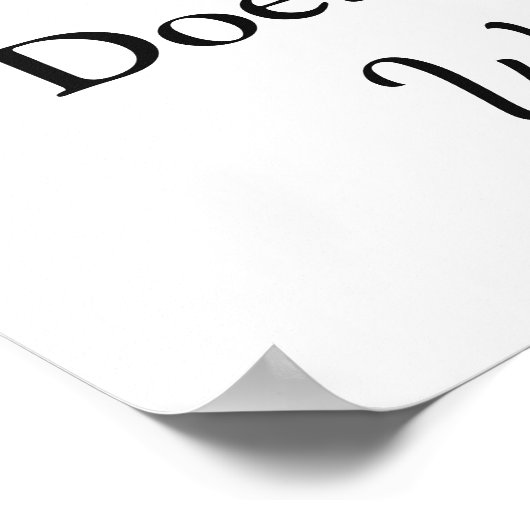 の結婚座席表、どこにでも座るポスター ポスター (角)