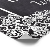 の結婚座席表、どこにでも座るポスター ポスター (角)