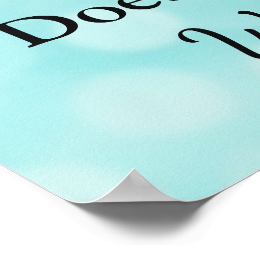 の結婚座席表、どこにでも座るポスター ポスター (角)