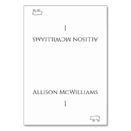 の結婚座席表 – ポークのアイコン – ピモダンンクハート テーブルナンバー