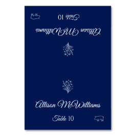 の結婚座席表 – ワイルドフラワーエレガンス – 豚肉アイコン –  テーブルナンバー