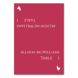 の結婚座席表 – 家きんのアイコン – ビバマゼンタ –  テーブルナンバー