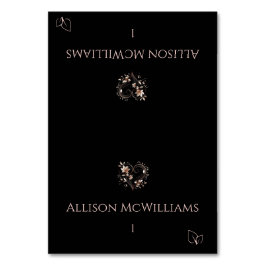 の結婚座席表 – 花 – ベジタリアンアイコン テーブルナンバー