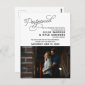 の結婚延期された写真はがき ポストカード (正面/裏面)