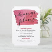 の結婚延期された変更計画 招待状 (スタンド正面)