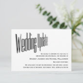 の結婚延期された通知 セーブザデート (スタンド正面)