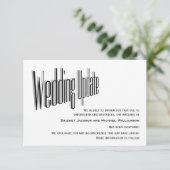 の結婚延期された通知 セーブザデート (スタンド正面)