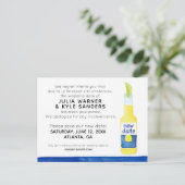 の結婚延期はがき ポストカード (スタンド正面)