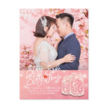 の結婚延期中止自宅とステイ・セーフ・フォト