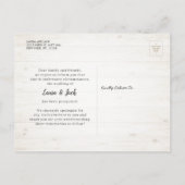 の結婚延期中止自宅とステイ・セーフ・フォト 案内ポストカード (裏面)