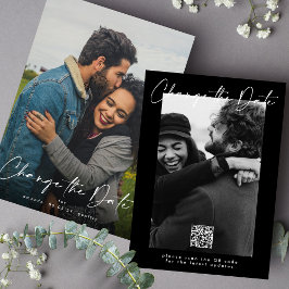 の結婚延期QRコード日付の変更 セーブザデート