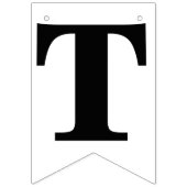 ❤の結婚式の印の装飾ありがとう バンティングフラッグ (第2の旗)