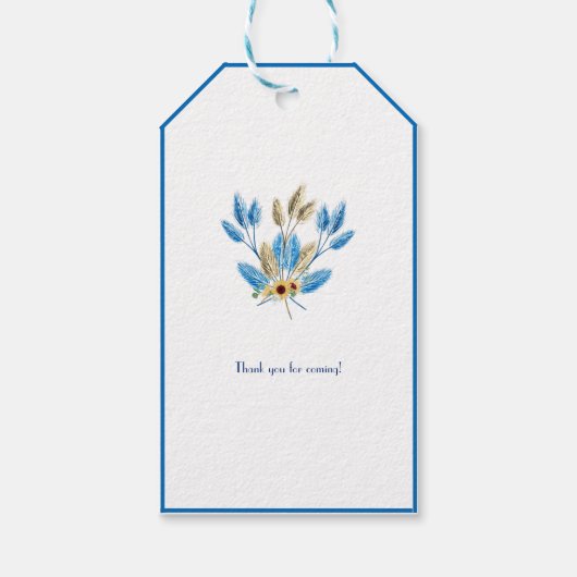 の結婚式の引き出物ギフト来ラベルに感謝 ギフトタグ (裏面)