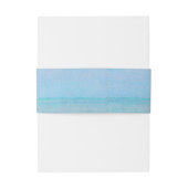 の結婚引用文と海の水色 招待状ベリーバンド (裏面例)