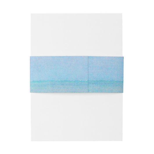 の結婚引用文と海の水色 招待状ベリーバンド (裏面例)