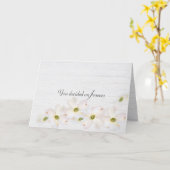 の結婚引用文オン白塗り木材 カード (黄色い花)