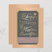 の結婚引用文デザイン、文字カスタム付き (正面/裏面)