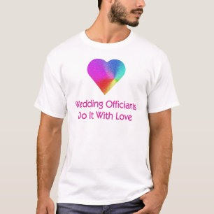 の結婚役人は愛情を込めて行う Tシャツ