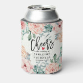の結婚応援に水の色の花を愛エレガントする 缶クーラー (缶裏面)