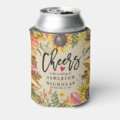 の結婚応援カボチャを愛するヒマワリ 缶クーラー (缶裏面)