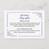 の結婚情報カード エンクロージャーカード (正面)