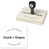 の結婚感謝カスタム愛と感謝してい ラバースタンプ (押印)