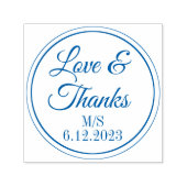 の結婚感謝文字自己インクスタンプ セルフインキングスタンプ (デザイン)