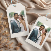 の結婚手書き感謝1写真 ギフトタグ