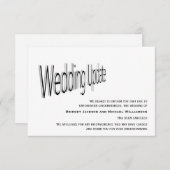 の結婚抹消の通知 セーブザデート (正面/裏面)